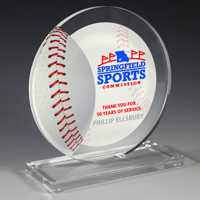 7621S (Screen Print), 7621P (4 Color Process) - Baseball Achievement Award